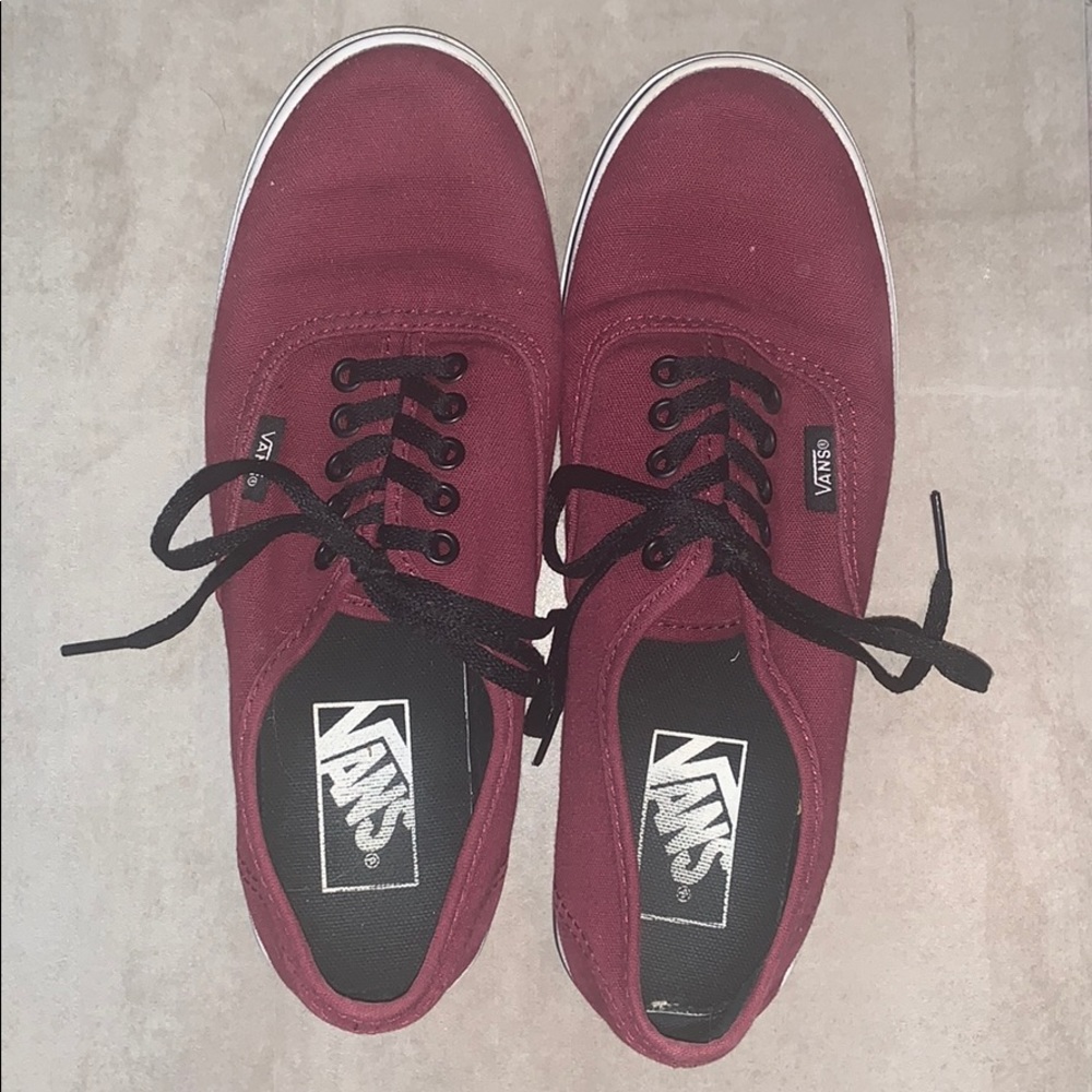 maroon vans